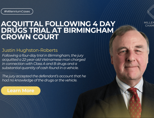Acquittal Secured Following Four-Day Drugs Trial at Birmingham Crown Court