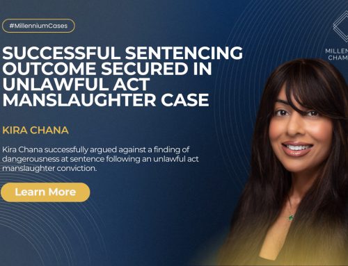 Successful Sentencing Outcome Secured by Kira Chana in Unlawful Act Manslaughter Case