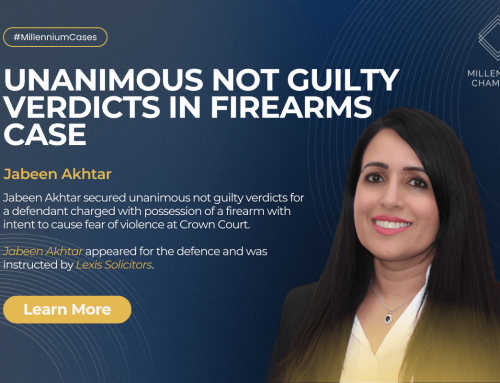 Unanimous Not Guilty Verdicts in Firearms Case