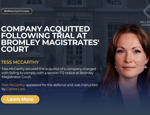Company Acquitted Following Trial at Bromley Magistrates’ Court
